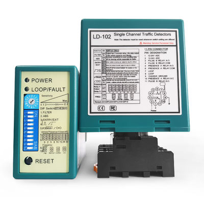خرید 12-24 VADC Compact Inductive Loop Detector پاسخ سریع برای کنترل دسترسی خودرو تولید آنلاین