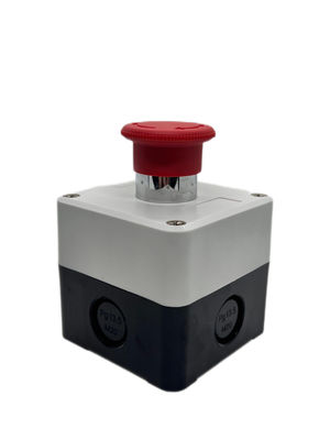 خرید SK-1RL دکمه فشار مربع محکم 440 ولت سیاه سفید زرد با توقف اضطراری تولید آنلاین