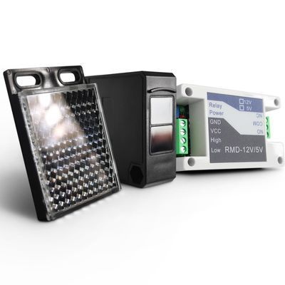 خرید Automatic Gate Reflective Safety Sensor Photoelectric Detector Short Circuit & Reverse Protection تولید آنلاین